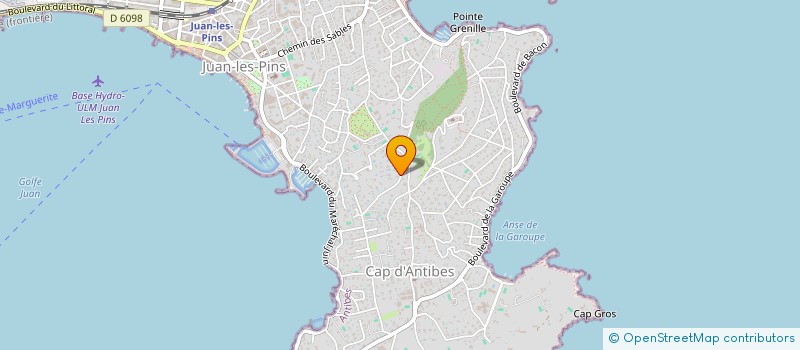 localisation de l'entreprise SCI PAUSETO à ANTIBES