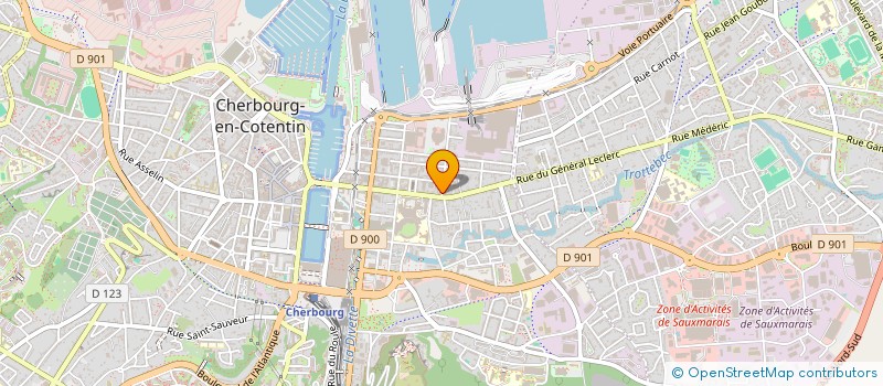localisation de l'entreprise SCI PAUTINEAU à CHERBOURG-EN-COTENTIN