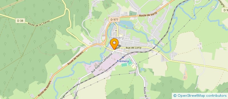 localisation de l'entreprise SCI PAUTRAT-THOMAZON  PREMERY