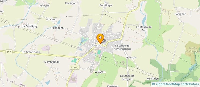 localisation de l'entreprise SCI PAUVERT  BERRIC