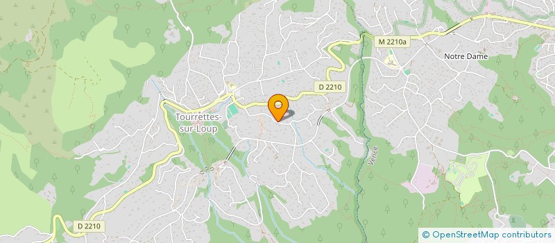 localisation de l'entreprise SCI PAUVETTA 467 à TOURRETTES-SUR-LOUP