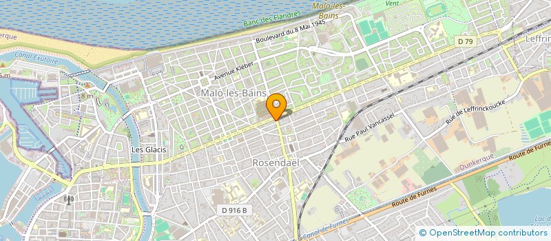 localisation de l'entreprise SCI PAUWELS à DUNKERQUE