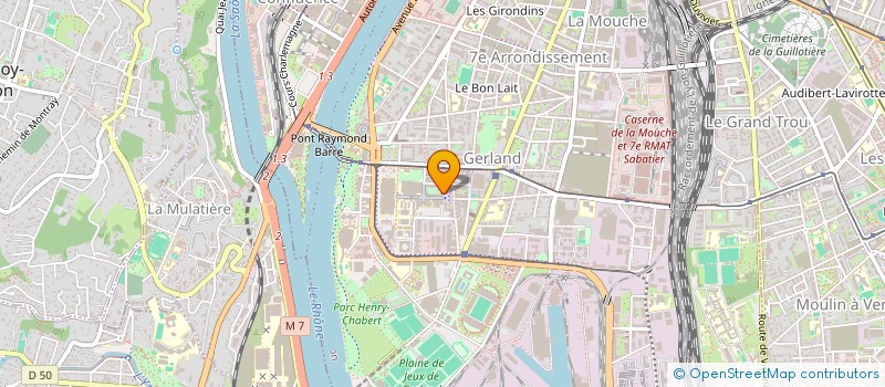 localisation de l'entreprise SCI PAV  LYON