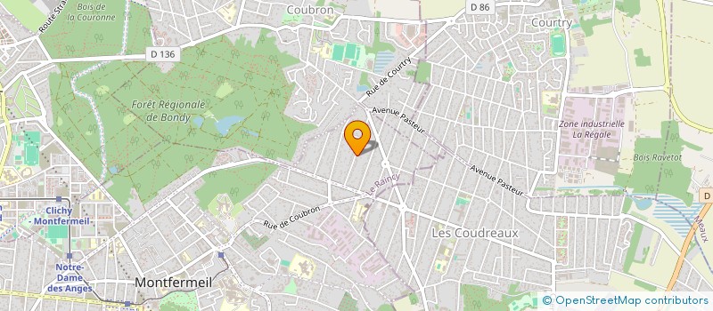 localisation de l'entreprise SCI PAV DESCARTES à MONTFERMEIL