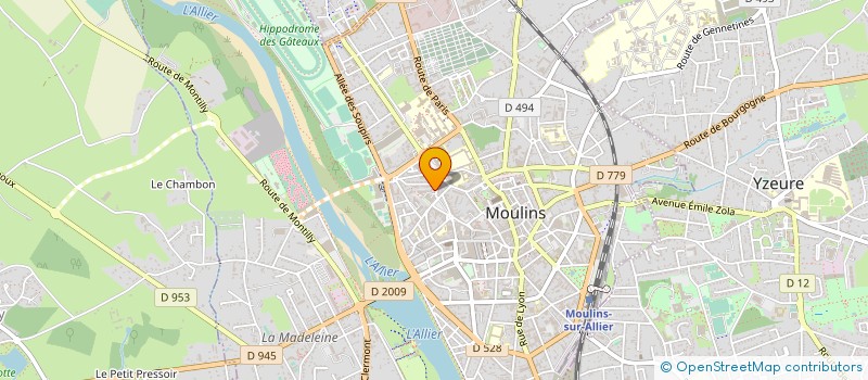 localisation de l'entreprise SCI PAVAGE à MOULINS