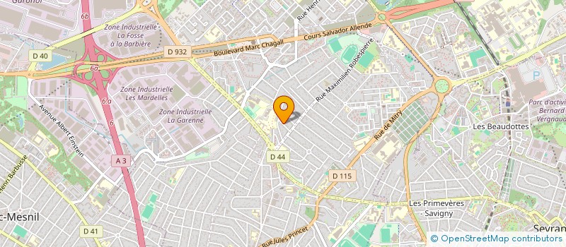 localisation de l'entreprise SCI PAVAMAFRAN à AULNAY-SOUS-BOIS