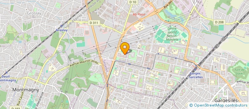 localisation de l'entreprise SCI PAVCO à SARCELLES