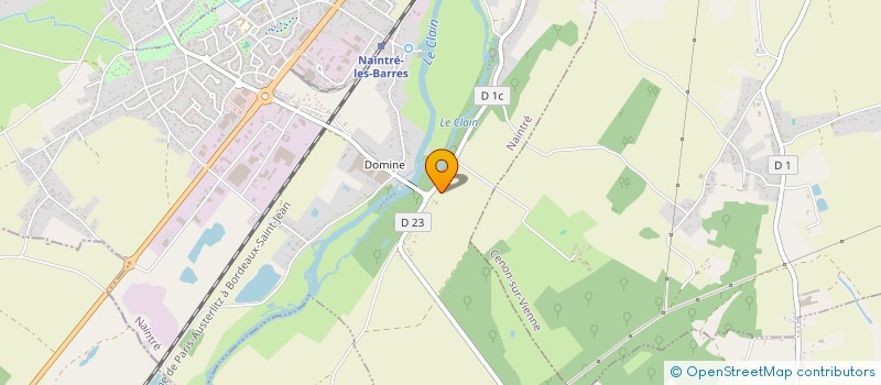 localisation de l'entreprise SCI PAVE  NAINTRE