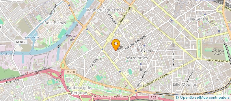 localisation de l'entreprise SCI PAVE DES FLANDRES à LILLE