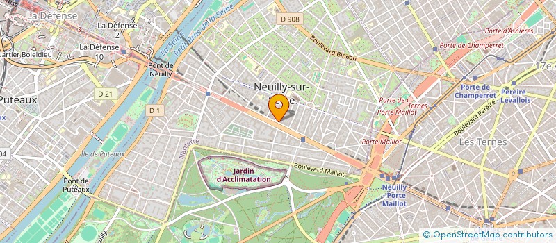 localisation de l'entreprise 'SCI PAVEE HENRI IV' à NEUILLY-SUR-SEINE