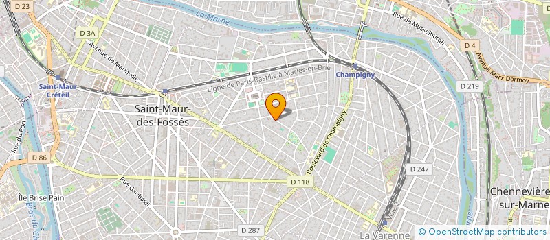 localisation de l'entreprise SCI PAVEE - LE MARAIS à SAINT-MAUR-DES-FOSSES