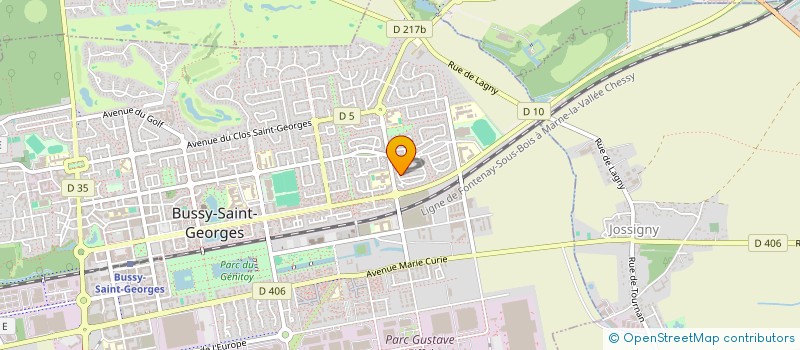 localisation de l'entreprise SCI PAVEMS  BUSSY-SAINT-GEORGES