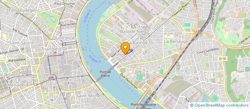 localisation de l'entreprise SCI PAVERICH  BORDEAUX