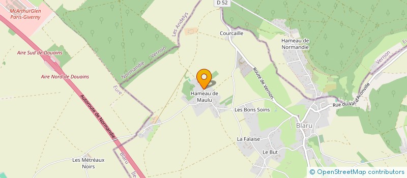 localisation de l'entreprise SCI PAVI  BLARU