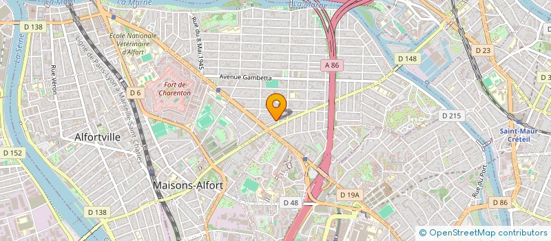 localisation de l'entreprise SCI PAVI à MAISONS-ALFORT