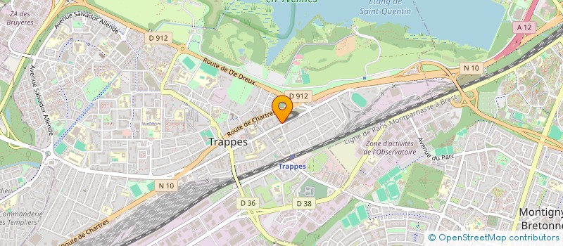 localisation de l'entreprise SCI PAVI  TRAPPES