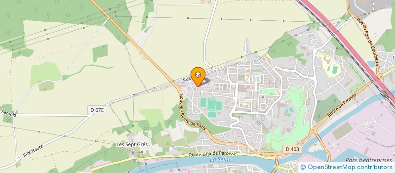 localisation de l'entreprise SCI PAVIBAT à MONTEREAU-FAULT-YONNE