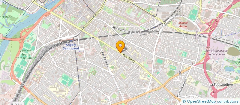 localisation de l'entreprise SCI PAVIC à ANGERS