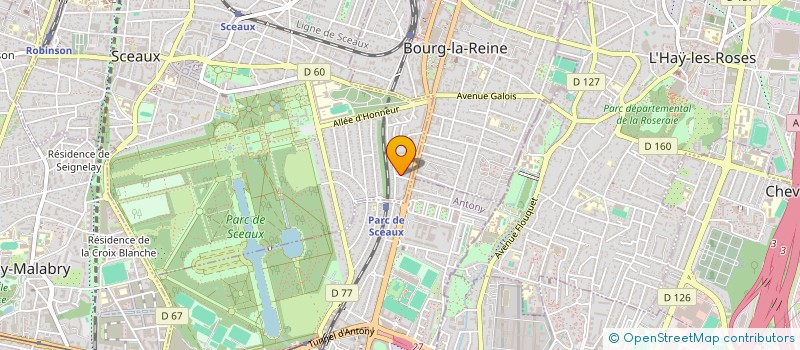 localisation de l'entreprise SCI PAVICLE à SCEAUX