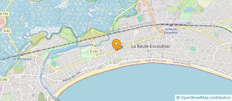 localisation de l'entreprise SCI PAVIE  LA BAULE-ESCOUBLAC