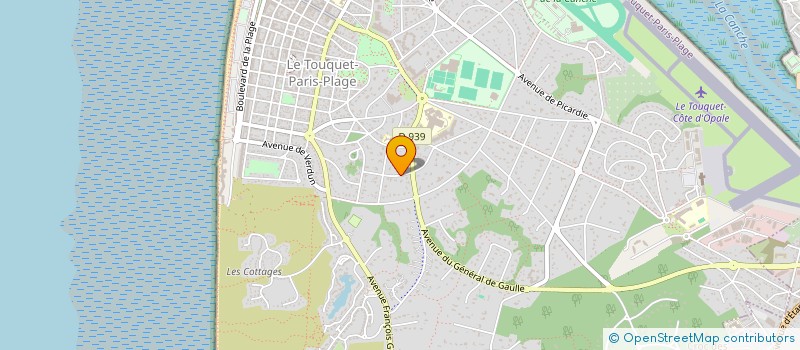 localisation de l'entreprise SCI PAVIEL à LE TOUQUET-PARIS-PLAGE