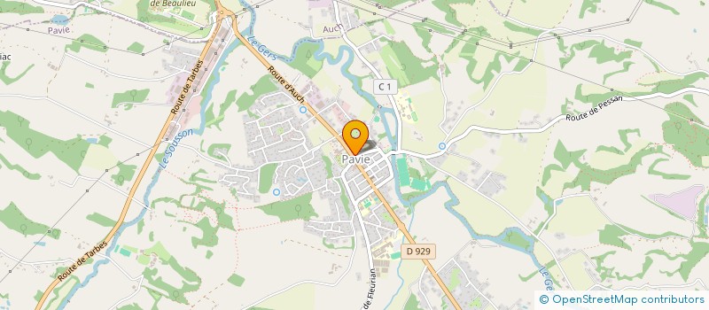 localisation de l'entreprise SCI PAVIENNE  PAVIE