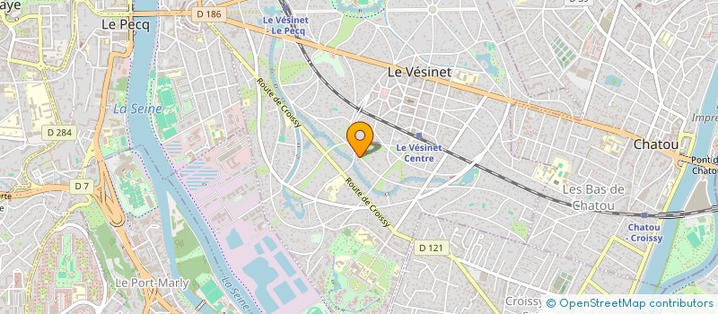 localisation de l'entreprise SCI PAVIEU  LE VESINET