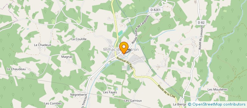 localisation de l'entreprise SCI PAVIGA  SAINT-PARDOUX-LA-RIVIERE