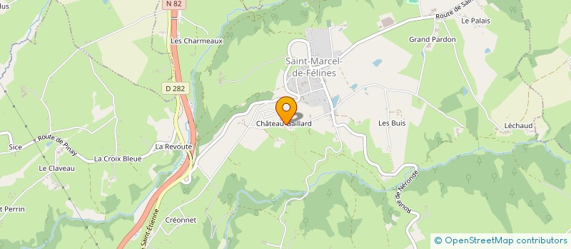 localisation de l'entreprise SCI PAVILLON DE CHASSE  SAINT-MARCEL-DE-FELINES