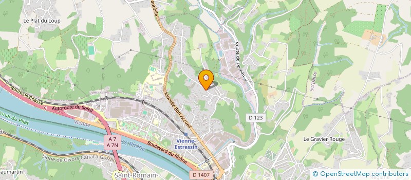 localisation de l'entreprise SCI PAVILLON DREAM  VIENNE