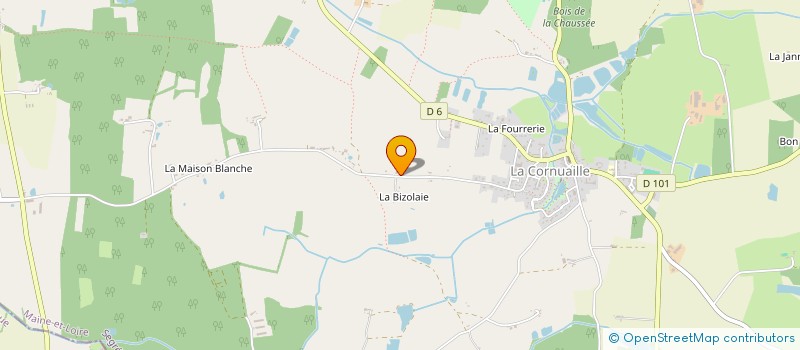 localisation de l'entreprise SCI PAVILLON - LES ROCHES  VAL D'ERDRE-AUXENCE