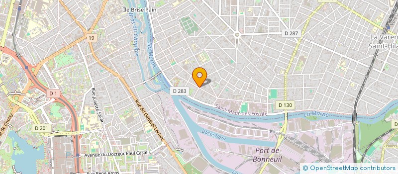 localisation de l'entreprise SCI PAVILLON MARINVILLE à ST MAUR DES FOSSES