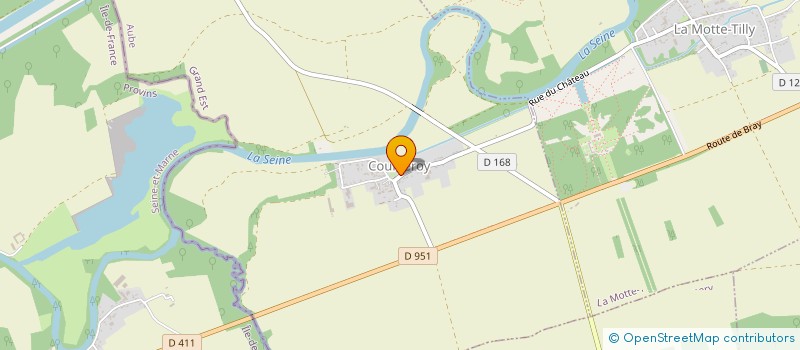 localisation de l'entreprise SCI PAVILLON SAINTE LUCIE  COURCEROY