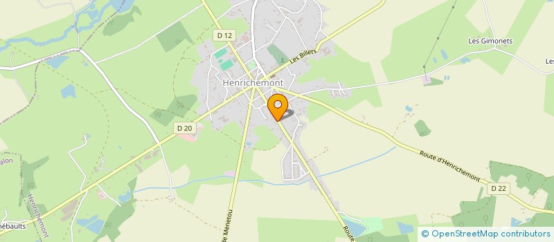 localisation de l'entreprise SCI PAVILLONS  HENRICHEMONT