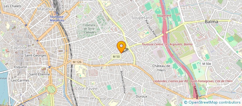 localisation de l'entreprise SCI PAVILLONS à TOULOUSE