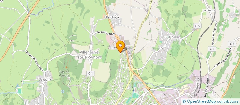 localisation de l'entreprise SCI PAVILLONS JURASSIENS  LONS-LE-SAUNIER