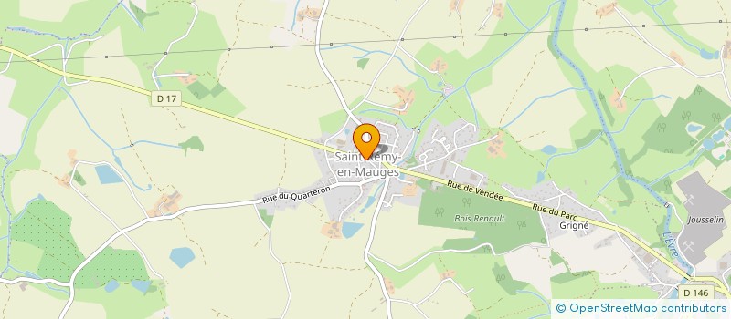 localisation de l'entreprise SCI PAVION  MAUGES-SUR-LOIRE