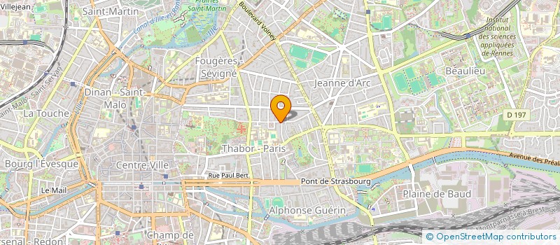 localisation de l'entreprise SCI PAVIOT  RENNES