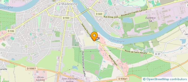 localisation de l'entreprise SCI PAVISYFA à BERGERAC