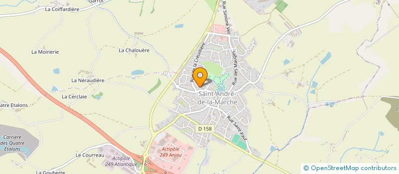 localisation de l'entreprise SCI PAVIX à SEVREMOINE