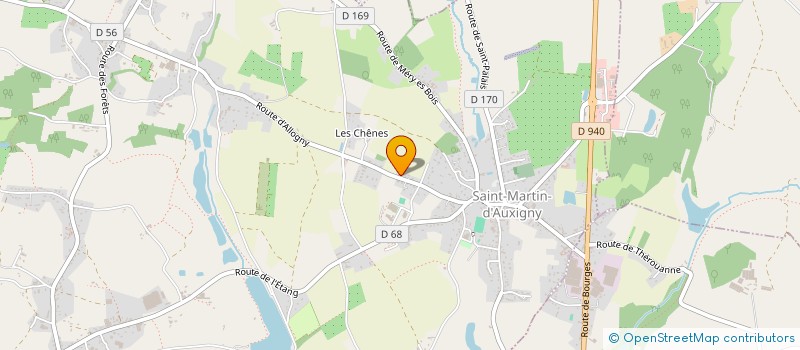 localisation de l'entreprise SCI PAVONE  SAINT-MARTIN-D'AUXIGNY