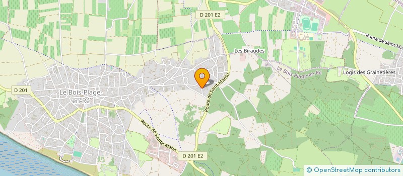 localisation de l'entreprise SCI PAVONES  LE BOIS-PLAGE-EN-RE