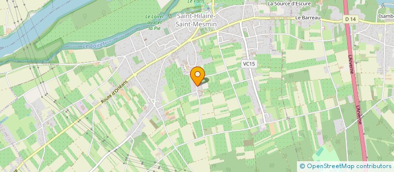 localisation de l'entreprise SCI PAVOT à SAINT-HILAIRE-SAINT-MESMIN