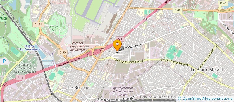 localisation de l'entreprise SCI PAVUN KUTTY à LE BLANC-MESNIL