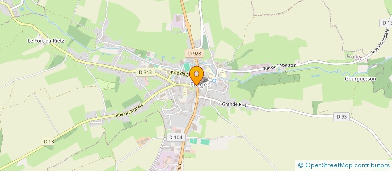 localisation de l'entreprise SCI PAVY  FRUGES