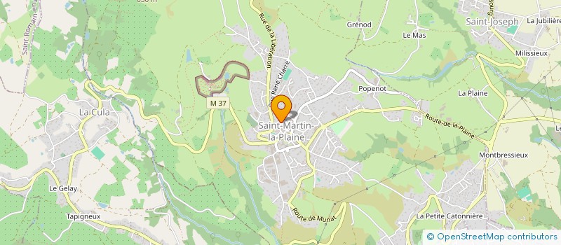 localisation de l'entreprise SCI PAX  SAINT-MARTIN-LA-PLAINE