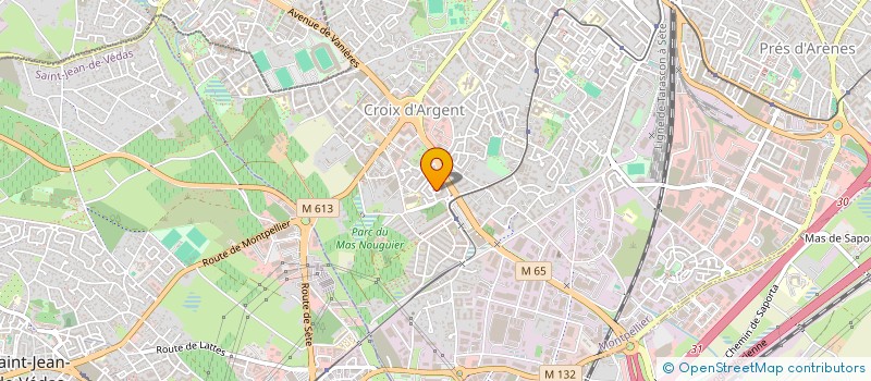 localisation de l'entreprise SCI PAX à MONTPELLIER