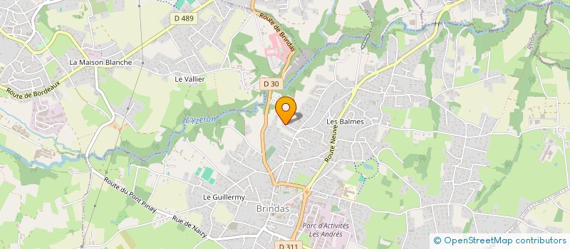 localisation de l'entreprise SCI PAX  BRINDAS