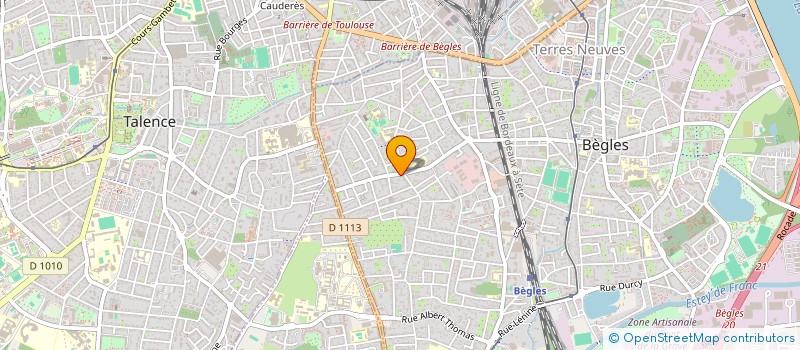 localisation de l'entreprise SCI PAXATHI  BEGLES