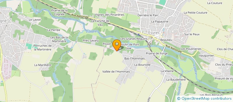 localisation de l'entreprise SCI PAXOS  ESVRES